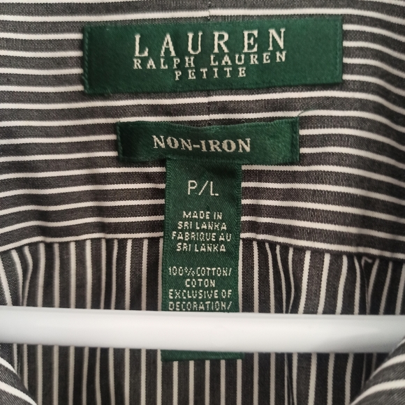 Blue Ralph Lauren Petite Noniron 100% Cotton Shirt - Picture 4 of 4